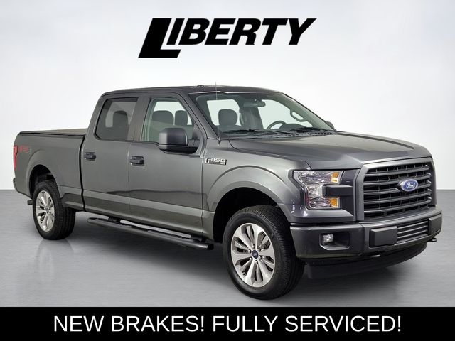 Gray (Magnetic) 2017 Ford F-150 XL SuperCrew LB 4WD Pickup Truck Four-Wheel Drive Automatic