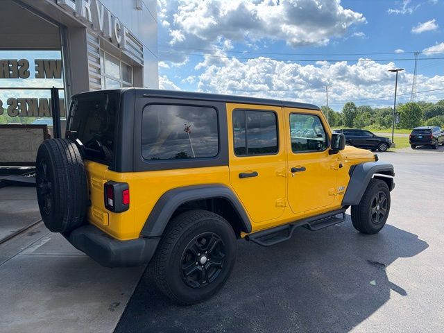 2020 Jeep Wrangler Unlimited Sport S Yellow at South Hills CDJR