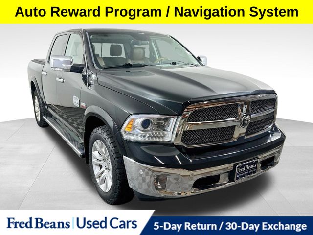 Brilliant Black Crystal Pearlcoat 2015 RAM 1500 Pickup Truck Four-Wheel Drive 8-Speed Automatic