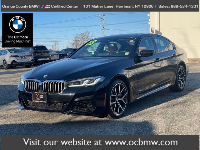 Black Sapphire Metallic 2023 BMW 5 Series 540i xDrive AWD Sedan All-Wheel Drive 8-Speed Automatic