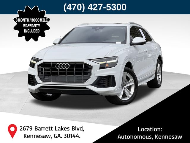 Glacier White Metallic 2019 Audi Q8 quattro Premium 55 TFSI SUV / Crossover All-Wheel Drive 8-Speed Automatic
