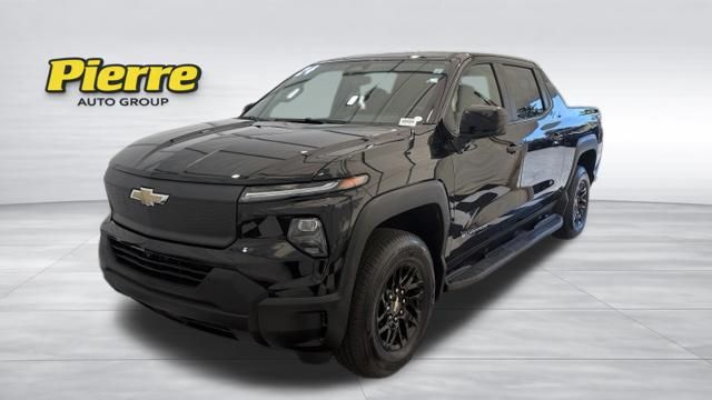Black 2024 Chevrolet Silverado EV Pickup Truck All-Wheel Drive 1-Speed Automatic