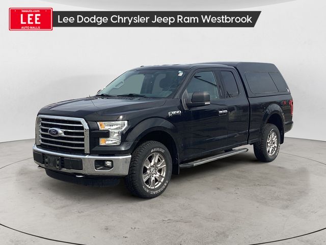 Tuxedo Black Metallic 2015 Ford F-150 XLT SuperCab 4WD Pickup Truck Four-Wheel Drive 6-Speed Automatic