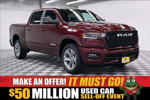 Delmonico Red Pearlcoat 2025 RAM 1500 Pickup Truck Four-Wheel Drive 8-Speed Automatic