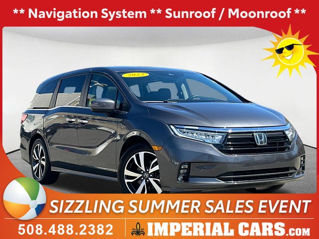 Gray (Modern Steel Metallic) 2023 Honda Odyssey Touring FWD Minivan Front-Wheel Drive Automatic