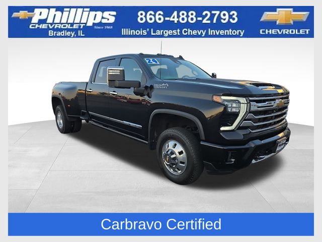 Black 2024 Chevrolet Silverado 3500HD Pickup Truck Four-Wheel Drive Automatic