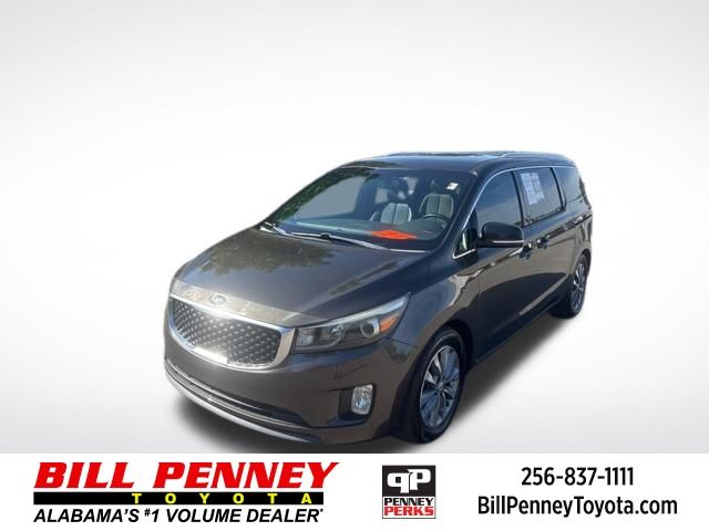 Titanium Bronze Pearl Metallic 2016 Kia Sedona SX Minivan Front-Wheel Drive 6-Speed Automatic