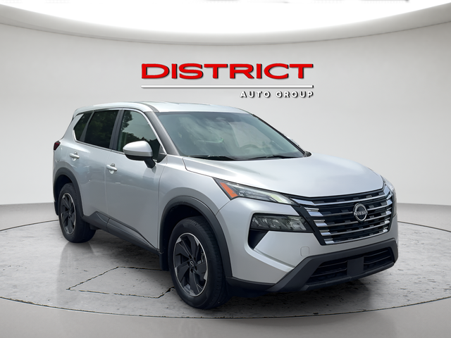 Brilliant Silver Metallic 2024 Nissan Rogue SUV / Crossover Front-Wheel Drive Continuously Variable Transmission