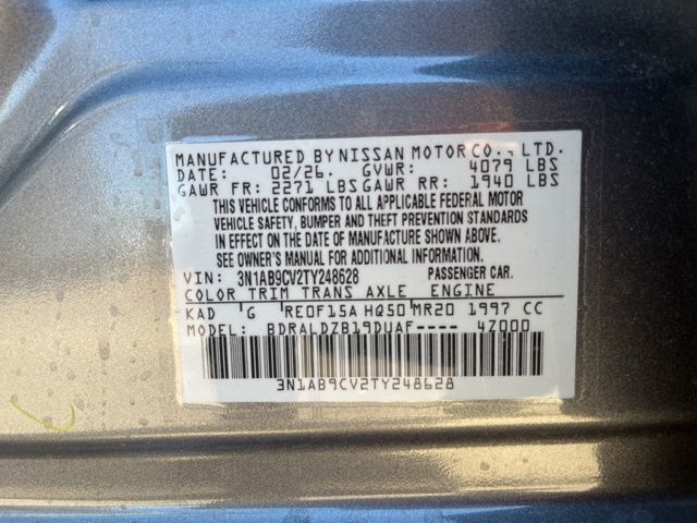 New 2026 Nissan Sentra Sedan