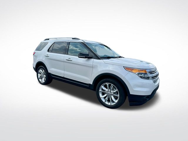 White Platinum Clearcoat Metallic 2015 Ford Explorer SUV / Crossover All-Wheel Drive 6-Speed Automatic
