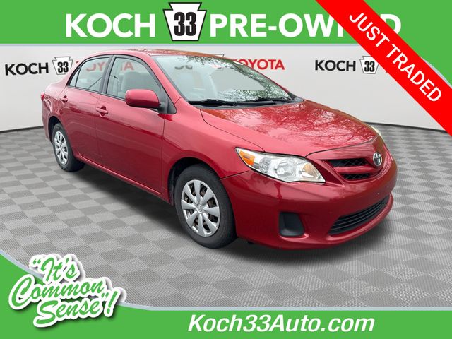 Barcelona Red Metallic 2011 Toyota Corolla Base Sedan Front-Wheel Drive 4-Speed Automatic