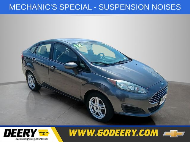 Gray (Magnetic) 2018 Ford Fiesta Sedan Front-Wheel Drive 6-Speed Automatic