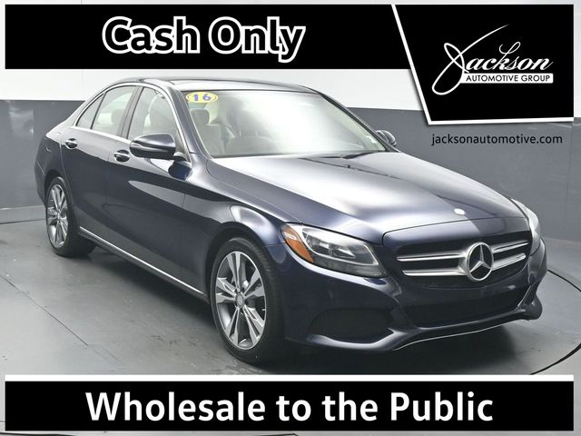 Blue Metallic 2016 Mercedes-Benz C-Class Sedan Rear-Wheel Drive 7-Speed Automatic