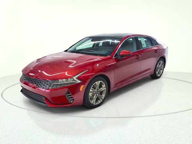Passion Red 2023 Kia K5 Sedan Front-Wheel Drive 8-Speed Automatic Overdrive