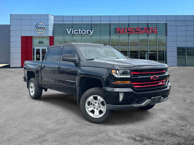Black 2018 Chevrolet Silverado 1500 Pickup Truck Four-Wheel Drive 6-Speed Automatic Overdrive