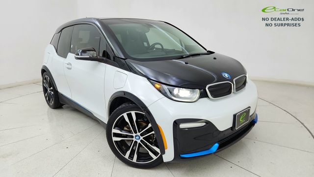 Capparis White w/BMW i Frozen Blue Accent 2019 BMW i3 120 Ah s RWD with Range Extender Wagon Rear-Wheel Drive Automatic