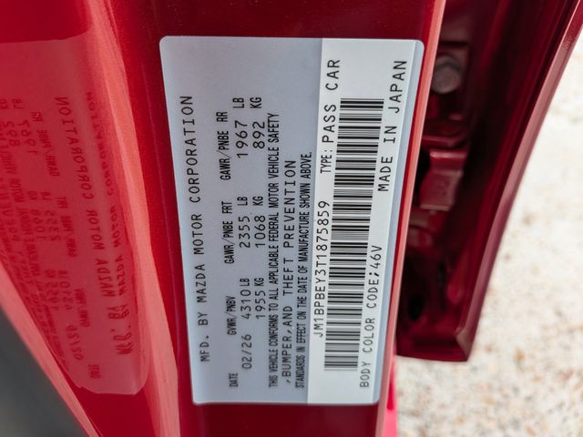 2026 Mazda Mazda3 2.5 Turbo Premium Plus Red at Parkway Family Mazda