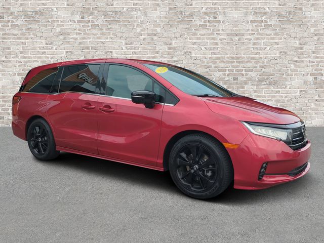 Red 2023 Honda Odyssey Minivan Front-Wheel Drive Automatic