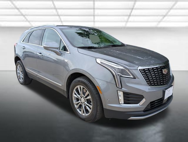 Gray (Satin Steel Metallic) 2022 Cadillac XT5 SUV / Crossover Front-Wheel Drive 9-Speed Automatic
