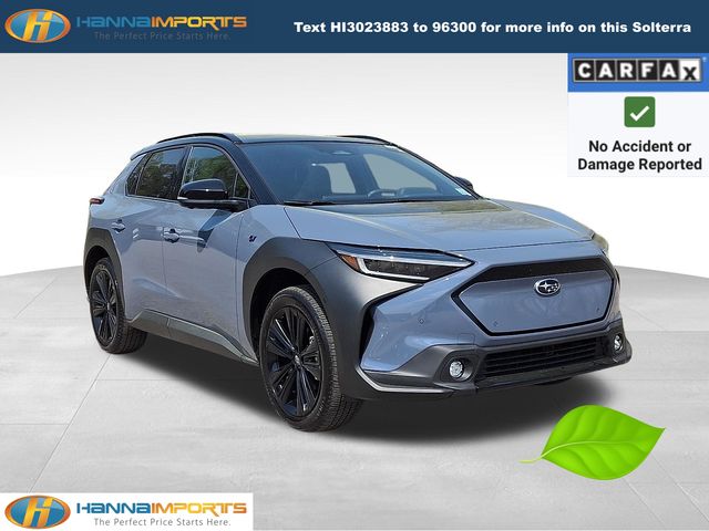 Harbor Mist Gray Pearl 2-Tone 2025 Subaru Solterra Touring AWD SUV / Crossover All-Wheel Drive 1-Speed Automatic