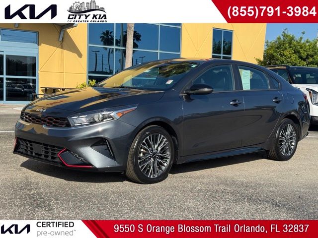 Gravity Gray 2024 Kia Forte GT-Line FWD Sedan Front-Wheel Drive Continuously Variable Transmission
