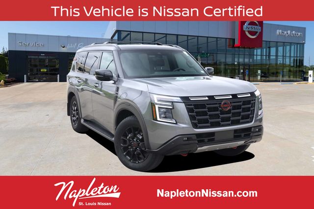 Gun Metallic/Super Black 2025 Nissan Armada SUV / Crossover Four-Wheel Drive 9-Speed Automatic