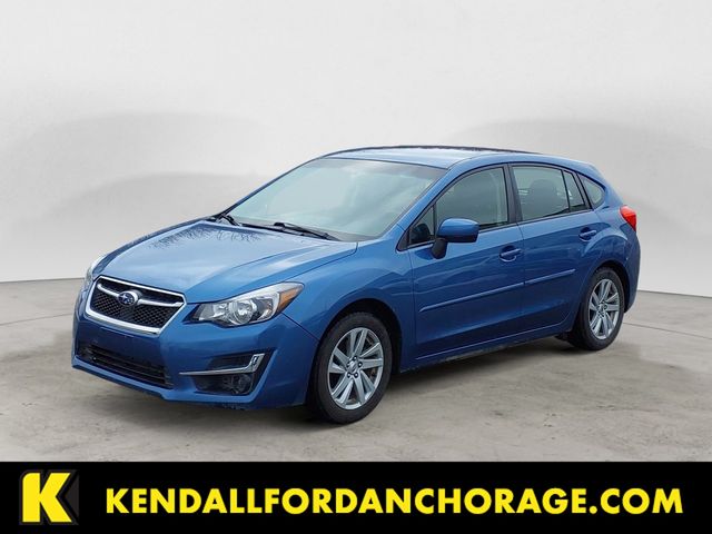 Quartz Blue 2015 Subaru Impreza 2.0i Premium Hatchback Hatchback All-Wheel Drive Continuously Variable Transmission