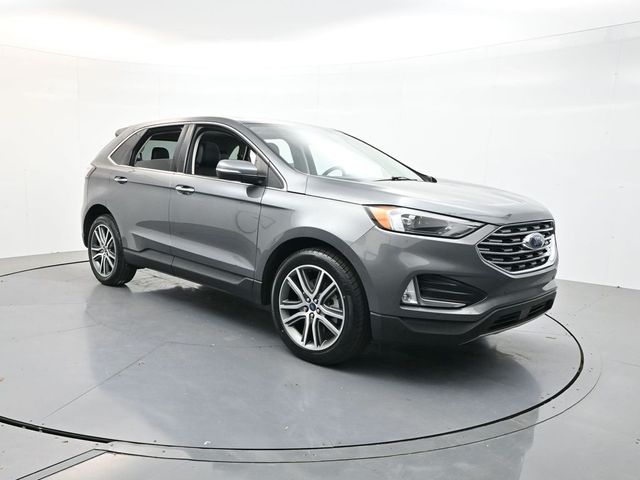 Carbonized Gray Metallic 2022 Ford Edge Titanium AWD SUV / Crossover All-Wheel Drive 8-Speed Automatic