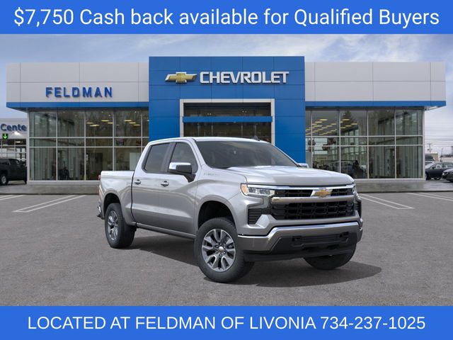 Sterling Gray Metallic 2026 Chevrolet Silverado 1500 Pickup Truck Four-Wheel Drive 8-Speed Automatic