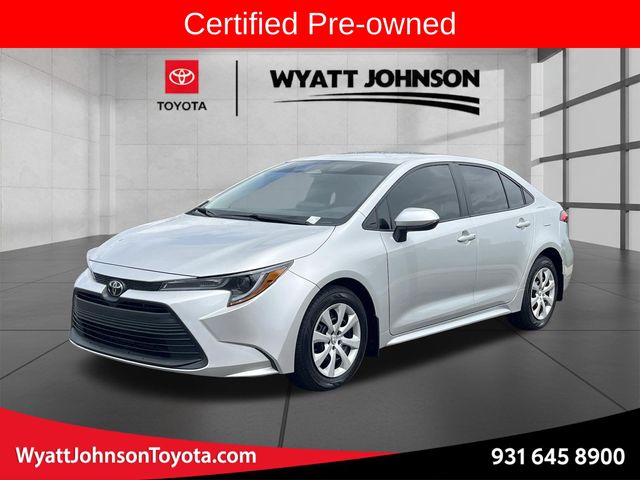 Silver 2025 Toyota Corolla Sedan Front-Wheel Drive Continuously Variable Transmission