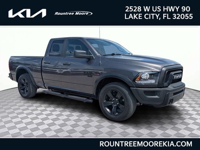 Gray (Granite Crystal Metallic Clearcoat) 2021 RAM 1500 Classic Warlock Quad Cab 4WD Pickup Truck Four-Wheel Drive Automatic