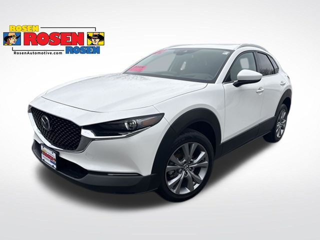 Snowflake White Pearl Mica 2022 Mazda CX-30 2.5 S Premium AWD SUV / Crossover All-Wheel Drive 6-Speed Automatic