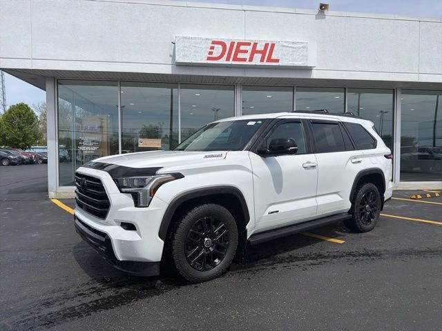 White (Wind Chill Pearl) 2024 Toyota Sequoia Limited 4WD SUV / Crossover Four-Wheel Drive Automatic
