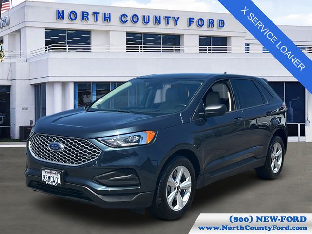 Blue Metallic 2024 Ford Edge SUV / Crossover All-Wheel Drive 8-Speed Automatic