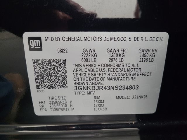 2022 – Chevrolet – Blazer