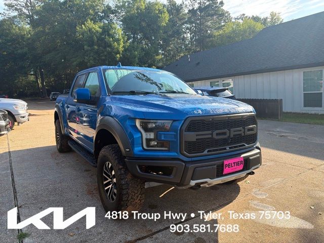 Blue Metallic 2019 Ford F-150 Pickup Truck Four-Wheel Drive Automatic