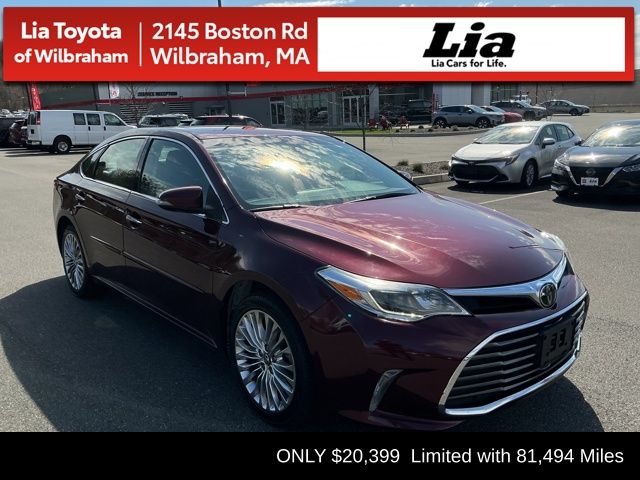 Ooh La La Rouge Mica 2017 Toyota Avalon Limited Sedan Front-Wheel Drive 6-Speed Automatic