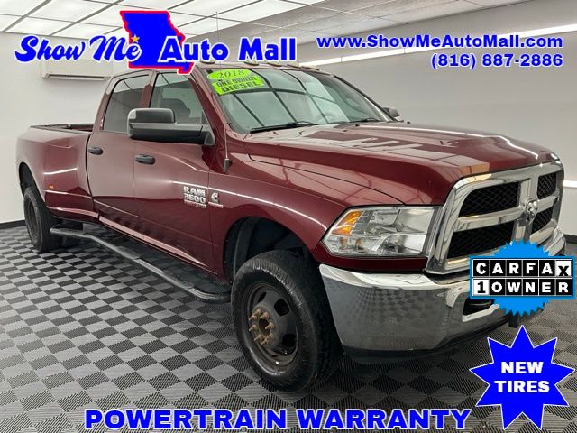 Delmonico Red Pearlcoat 2018 RAM 3500 Pickup Truck Four-Wheel Drive 6-Speed Automatic