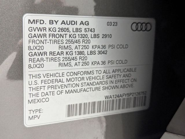 used 2023 Audi SQ5 Sportback car, priced at $45,281