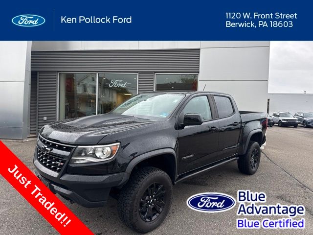 Black 2019 Chevrolet Colorado Pickup Truck Four-Wheel Drive 8-Speed Automatic