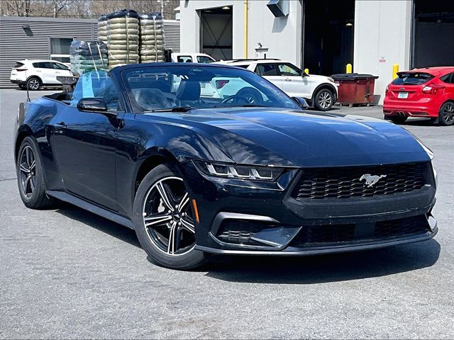 Shadow Black 2025 Ford Mustang EcoBoost Premium Convertible RWD Convertible Rear-Wheel Drive Automatic