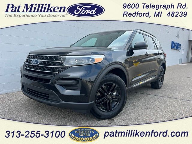 Agate Black Metallic 2024 Ford Explorer SUV / Crossover All-Wheel Drive Automatic