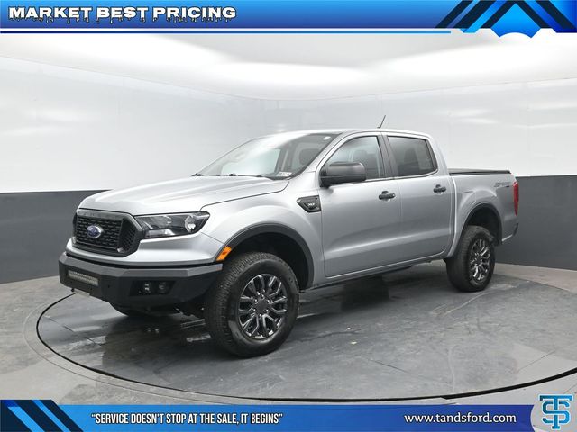Iconic Silver Metallic 2020 Ford Ranger XLT SuperCrew 4WD Pickup Truck Four-Wheel Drive Automatic