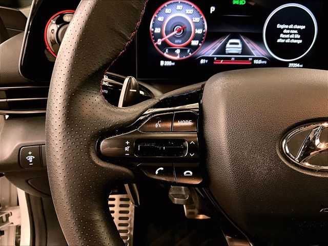2023 Hyundai Elantra N Line White at Klick Lewis Buick Chevrolet