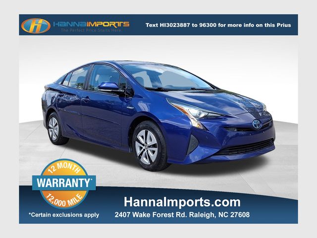 Blue Crush Metallic 2017 Toyota Prius Four FWD Hatchback Front-Wheel Drive Continuously Variable Transmission