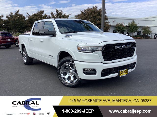 Bright White Clearcoat 2026 RAM 1500 Pickup Truck Four-Wheel Drive 8-Speed Automatic