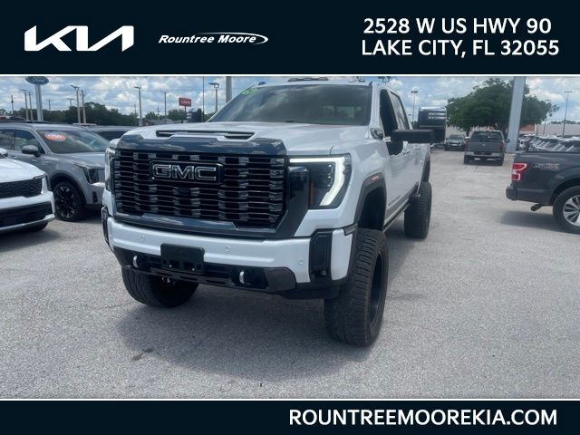 White Frost 2024 GMC Sierra 2500HD Pickup Truck Four-Wheel Drive Automatic