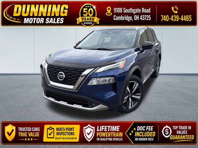 Caspian Blue Metallic 2021 Nissan Rogue SUV / Crossover All-Wheel Drive Continuously Variable Transmission