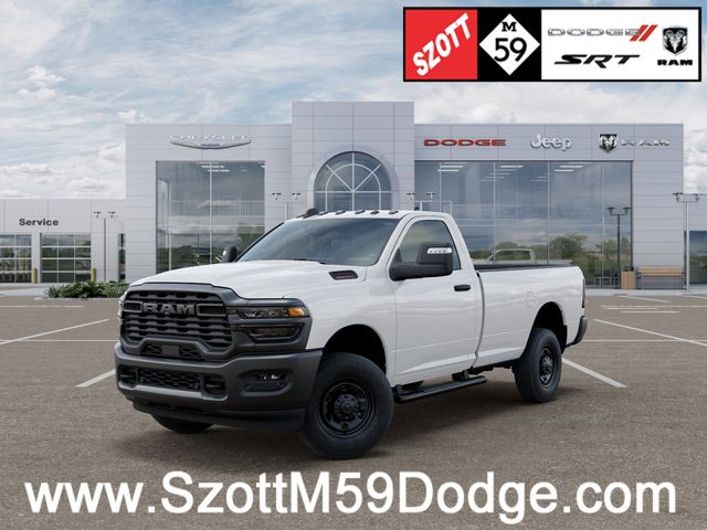 Bright White Clearcoat 2026 RAM 2500 Tradesman LB 4WD Pickup Truck Four-Wheel Drive 8-Speed Automatic