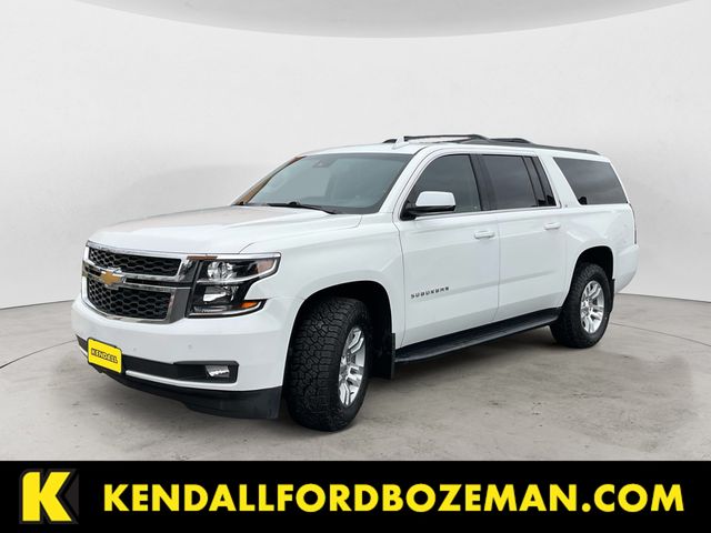 Summit White 2019 Chevrolet Suburban 1500 LT 4WD SUV / Crossover Four-Wheel Drive 6-Speed Automatic Overdrive